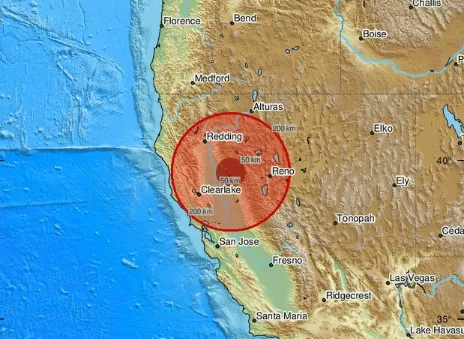 Sismo de magnitud 5.5 sacudió California
