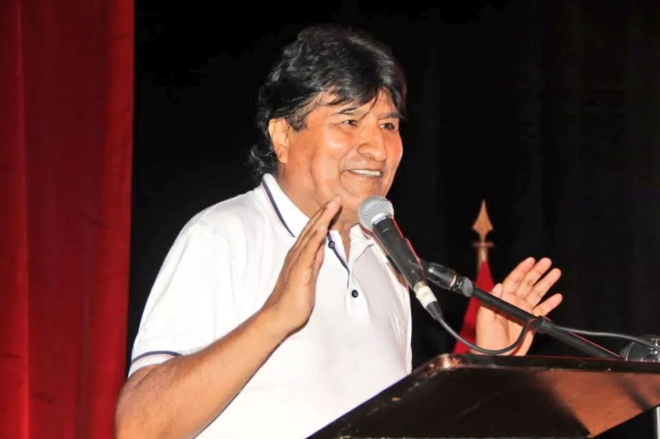 Evo Morales. expresidente de Bolivia