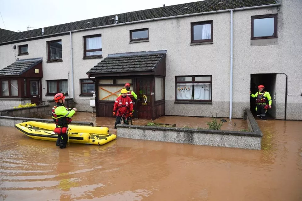 Inundaciones en Escocia