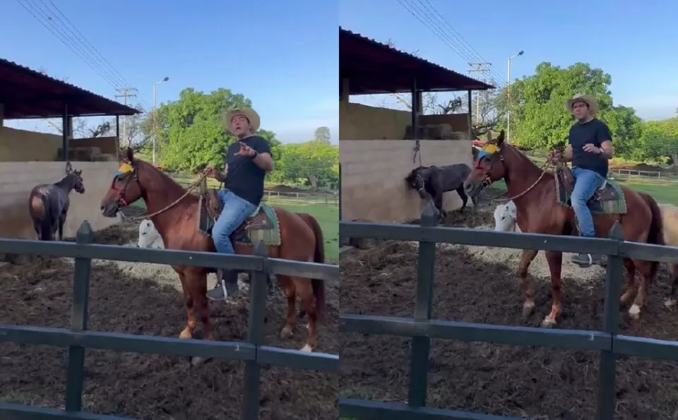 El mensaje de Carlos Prosperi tras reaparecer a caballo (+VIDEO)