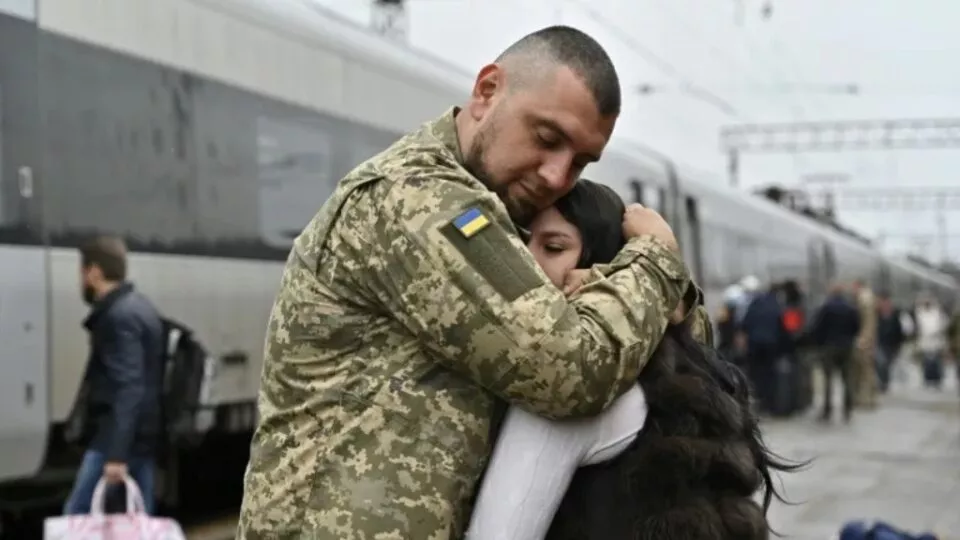 El andén de las lágrimas del tren 712 en Ucrania