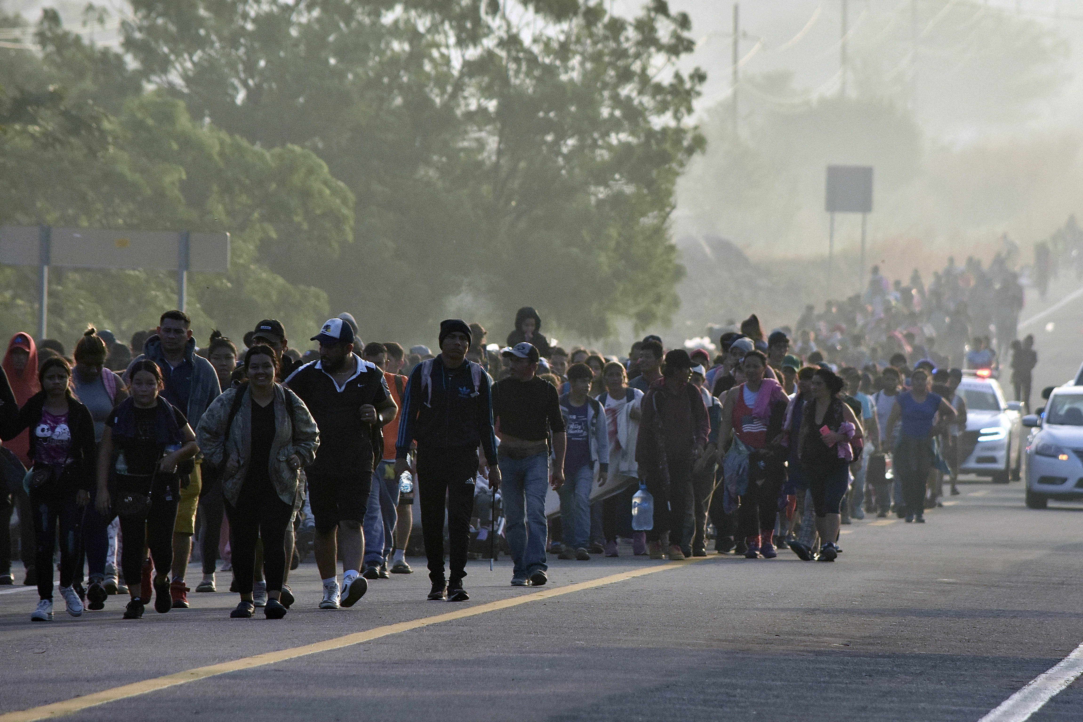 Caravana de migrantes que sali de Honduras se desintegr en