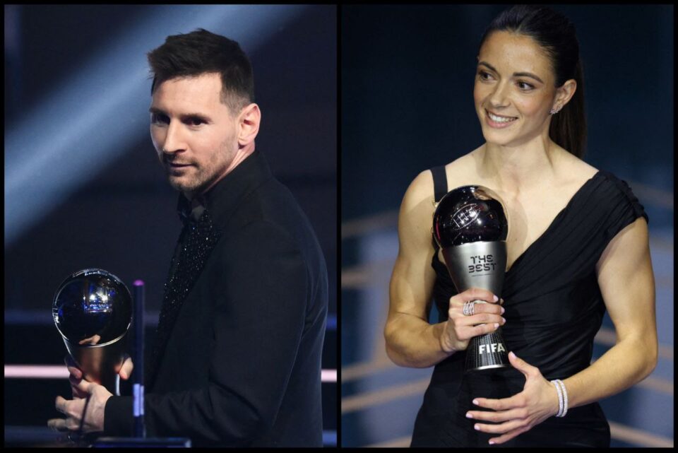 Leo Messi y Aitana Bonmatí, los mejores futbolistas de 2023 en premios FIFA