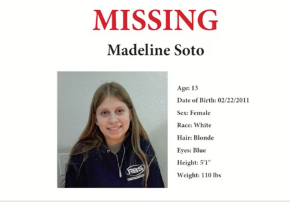 Desaparición preocupante: Policía del Condado de Orange busca a Madeline Soto, de 13 años
