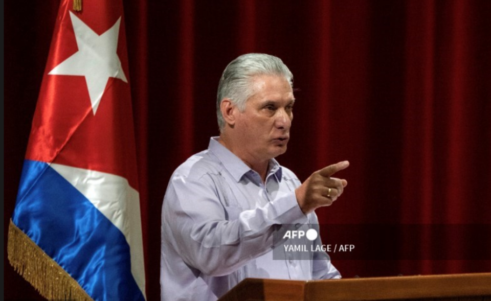 Díaz-Canel culpó a los "enemigos de la revolución" de las manifestaciones en Cuba
