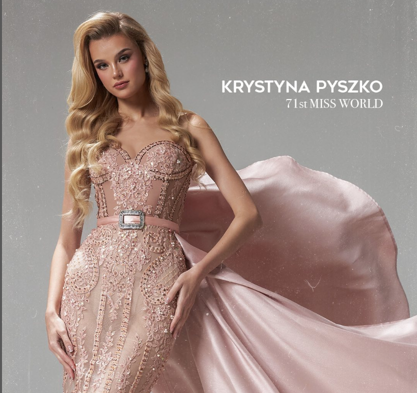 Krystyna Pyszková de República Checa se coronó como Miss Mundo