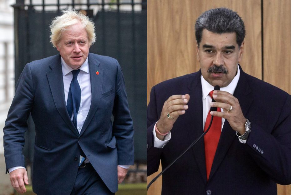 Boris Johnson se reunió en secreto con Maduro en Caracas