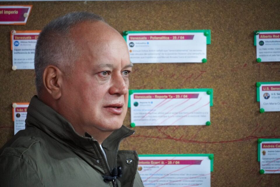 Diosdado Cabello afirmó que María Corina mantuvo presuntos lazos con Samark López
