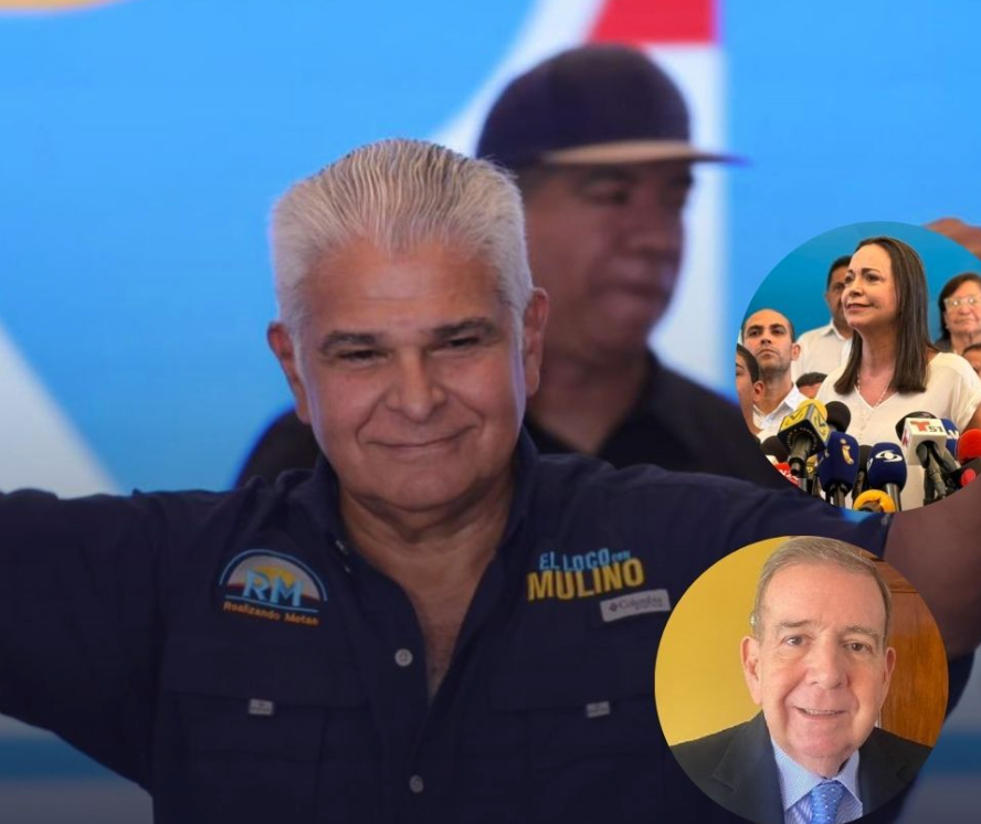María Corina Machado y Edmundo González felicitaron al nuevo presidente electo de Panamá