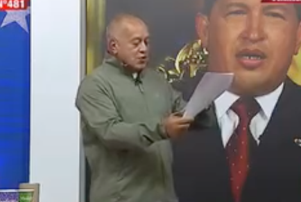 Cabello culpó al equipo de María Corina por los graffitis con amenazas +VIDEO