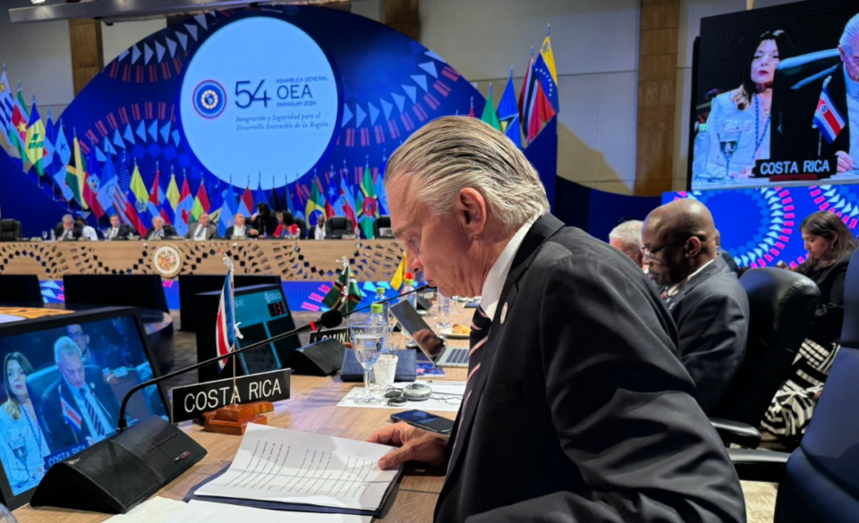Costa Rica manifestó su preocupación sobre Venezuela y Nicaragua ante la OEA