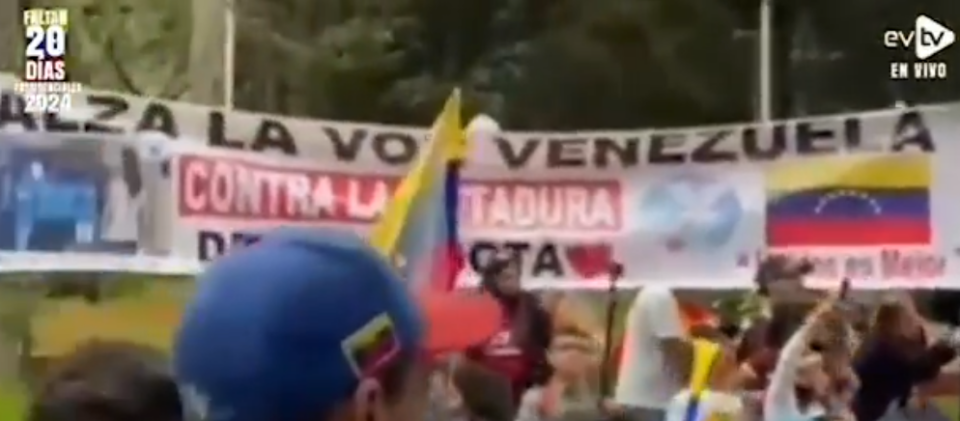 Venezolanos en Colombia realizaron la "Caravana por la Libertad" +VIDEO